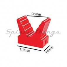 Poly V-block - Red 110mm