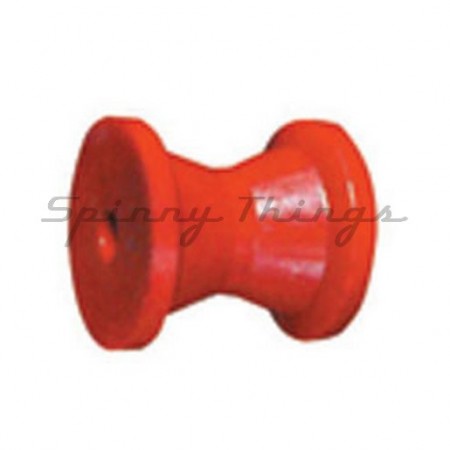 3"Bow Roller Poly Soft - Red