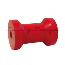 4" Keel Roller Poly Soft - Red