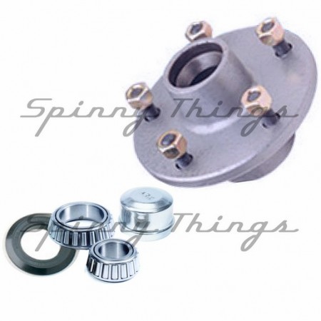 Hub FORD stud pattern / HOLDEN bearings - Galvanised