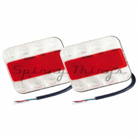 SET OF 2 - Square LED Combination Tail Lights