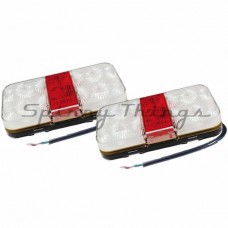 SET OF 2 - Rectangle LED Combination Tail Lights