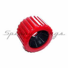 Ribbed Wobble Roller – Red – 22mm bore